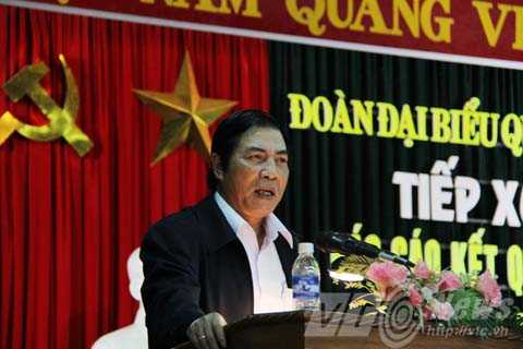 Đà Nẵng, Nguyễn Bá Thanh, ông Thanh, Trưởng Ban Nội chính trung ương, tiếp xúc cử tri, phá rào, chất vấn