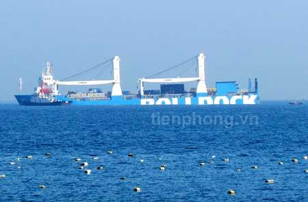 hạ thủy, tàu ngầm hà nội, kilo 536, rolldock sea