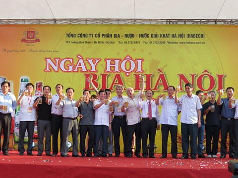 ngày hội bia Hà Nội 2013