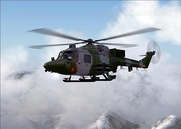 Westland Lynx của quân đội Anh đứng ngay sau CH-47