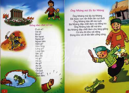 Những bài đồng dao có nội dung không phù hợp dành cho trẻ mầm non