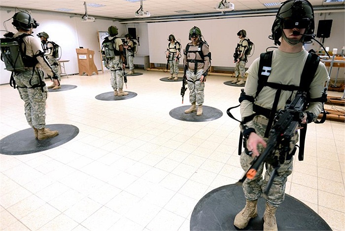 Toàn cảnh phòng tập ảo DSTS của quân đội Mỹ