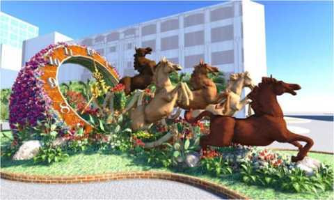 đường hoa, Nguyễn Huệ, đặc sắc.