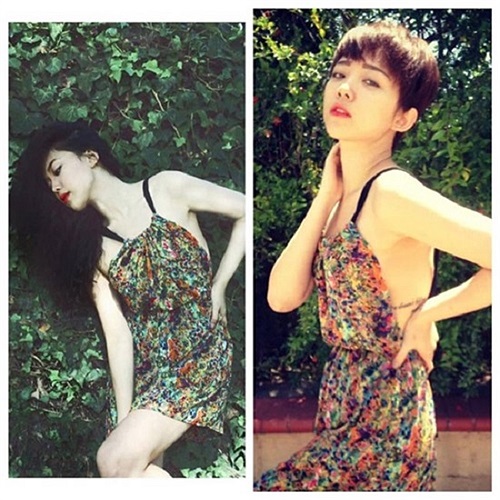 Tóc Tiên đang được tung hê như một tín đồ thời trang sành điệu và thức thời. Trong trang facebook cá nhân, Tóc Tiên khiến người hâm mộ choáng ngợp bởi vẻ đẹp và sự gợi cảm của mình. 