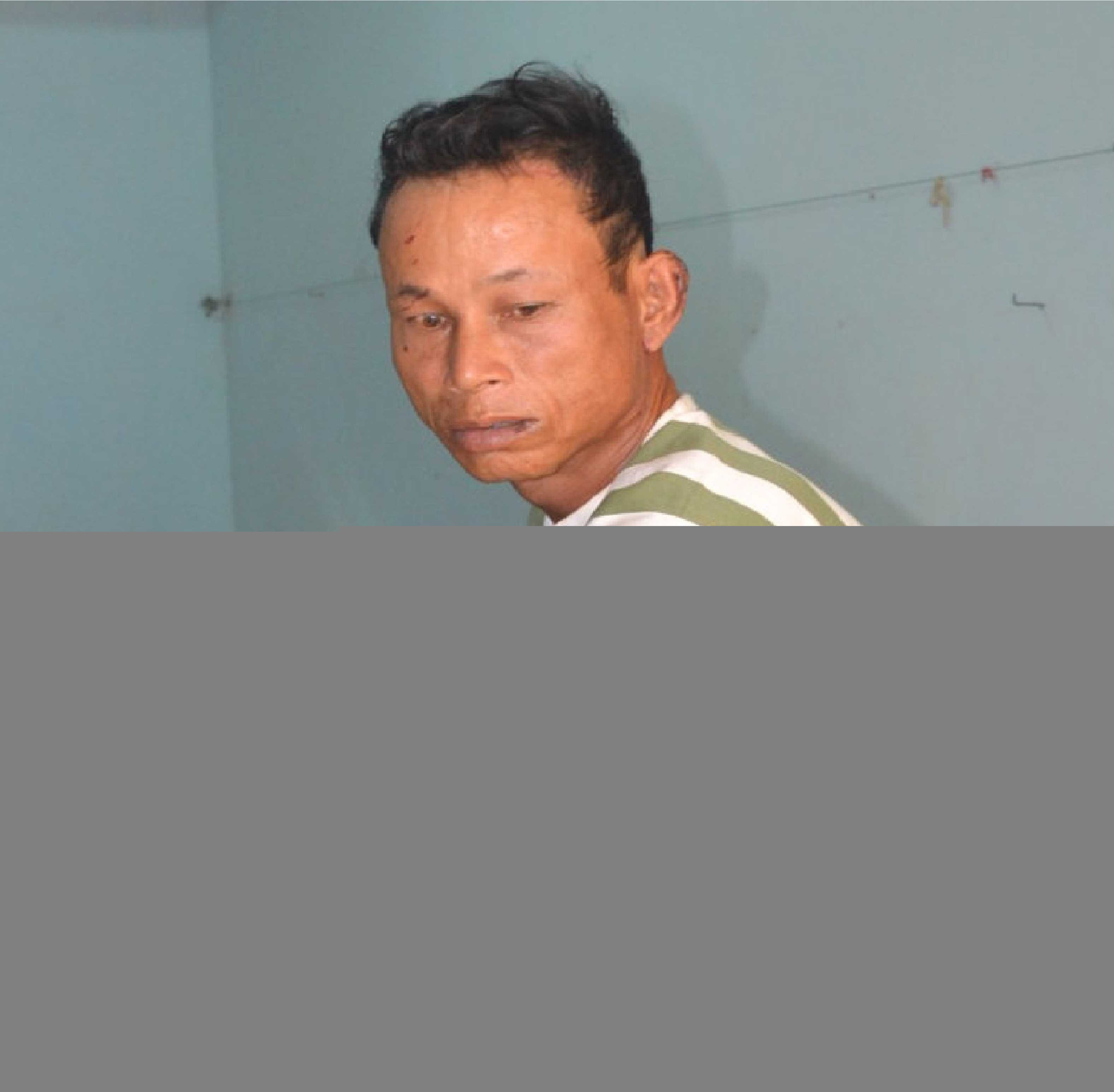 Hoàng Văn Bích lúc bị tạm giam