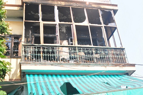 Hà Nội: Cụ bà bại liệt tử vong trong đám cháy