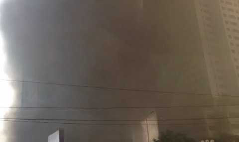 Hà Nội: Cháy lớn tại khu đô thị mới Hà Đông