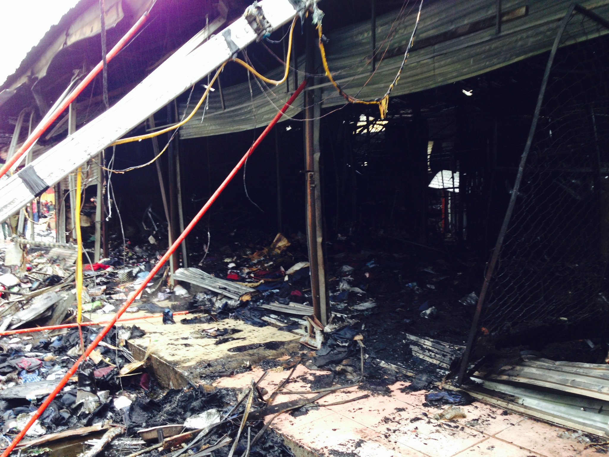 cháy chợ nhà xanh