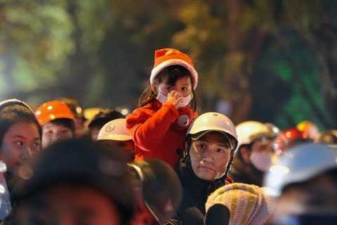 Đêm Noel, Hà Nội có thể lạnh 9-10 độ C. Ảnh: VNE