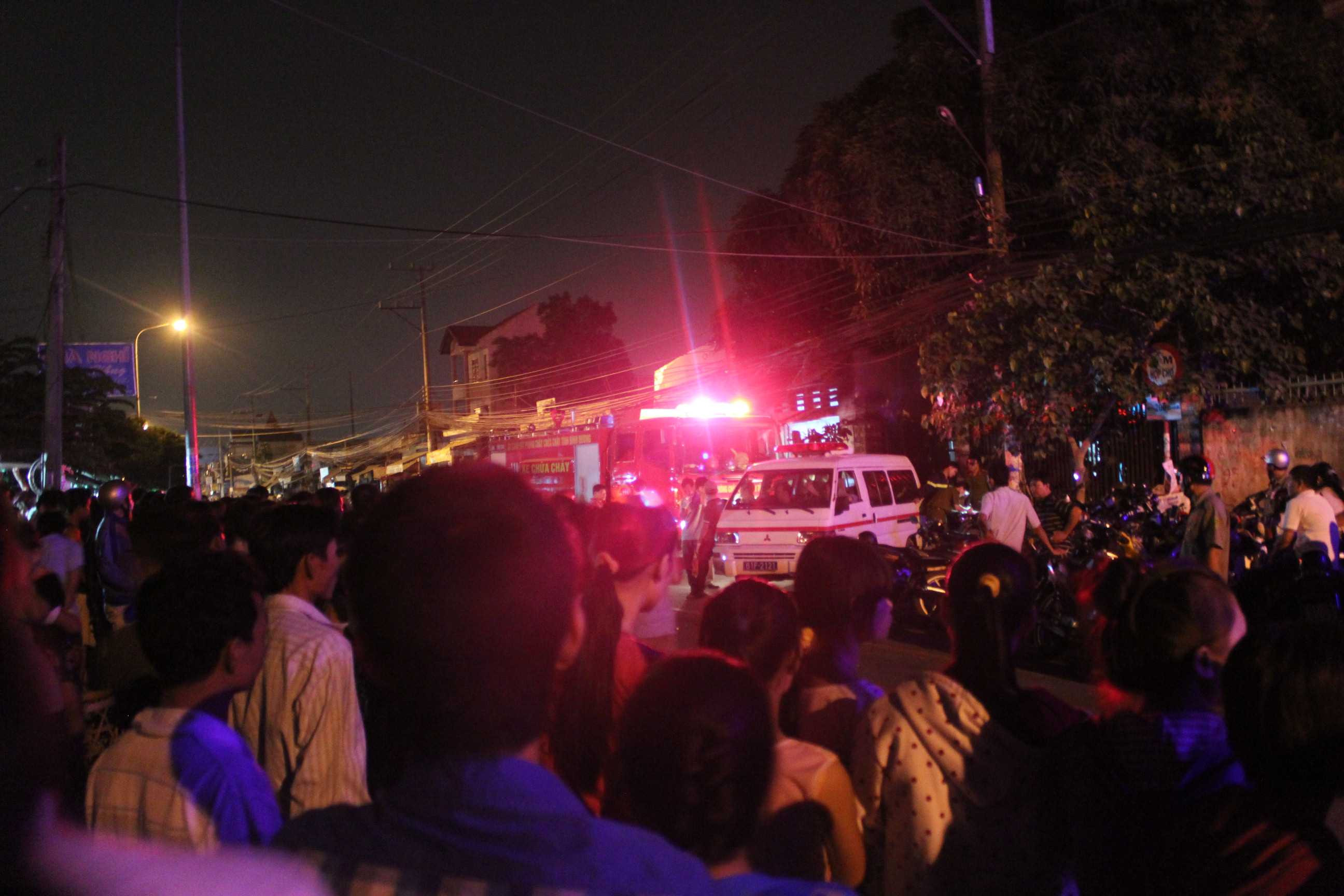 Cháy, nổ, ki ốt, Bình Dương, TX. Dĩ An, tử vong, hai mẹ con