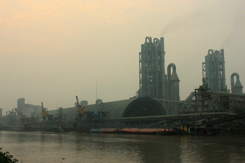 khai thác đá, Công ty Xi măng Phúc Sơn, Thủy Nguyên, nổ mìn