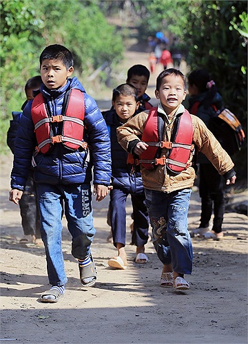 Trường tiểu học Sơn Hải có 500 học sinh, riêng khu lẻ Đồng Mậm có 27 học sinh. 