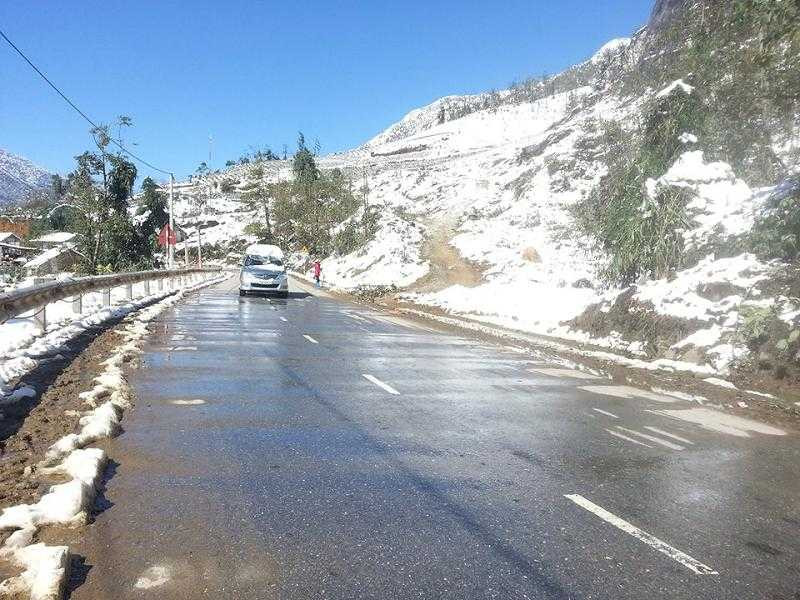 tuyết rơi, sa pa, tuyết tan, tuyết tan chậm, sa pan, sìn hồ, bát xát, ô quý hồ