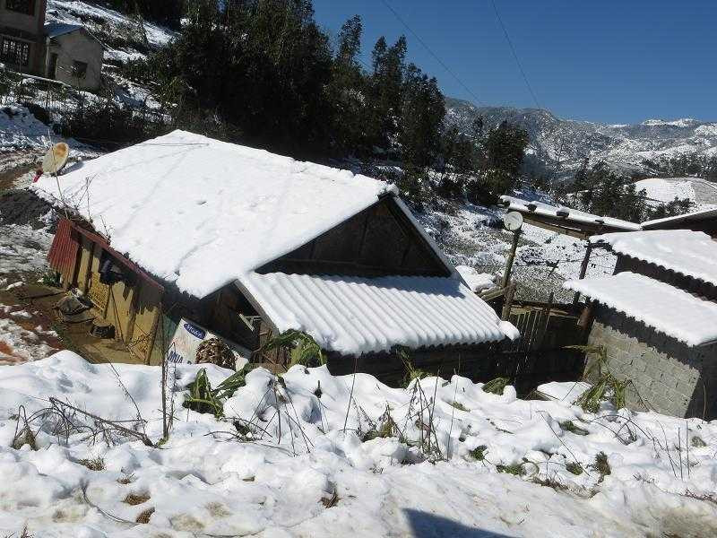 tuyết rơi, sa pa, tuyết tan, tuyết tan chậm, sa pan, sìn hồ, bát xát, ô quý hồ