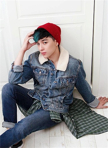 Hình ảnh sau và trước khi Cường làm đẹp. 