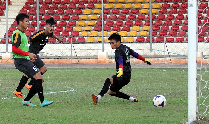 Pha băng vào và ghi bàn của tiền đạo quê Hải Dương.