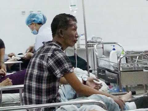  Hung thủ Trần Trọng Phú đang được điều trị tại Bệnh viện Đà Nẵng