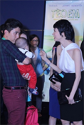 Làm công việc người mẫu, Xuân Lan phải rất ý thức đến vóc dáng của mình trong thời gian mang thai. 