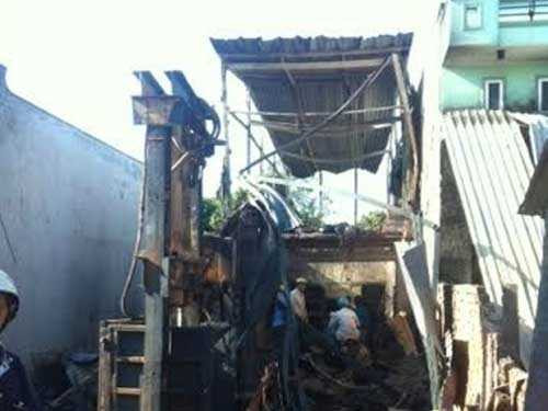  Hiện trường vụ hỏa hoạn làm cả gia đình anh Phong tử nạn.