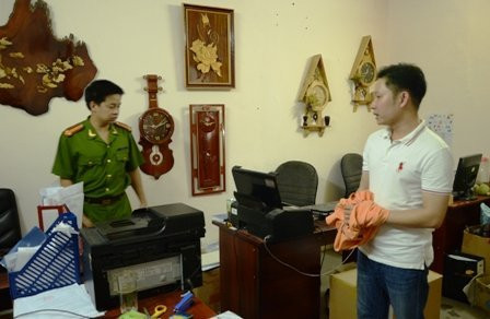 Nguyễn Hoãng Vũ – Tổng giám đốc Tâm Mặt Trời lúc bị bắt giữ