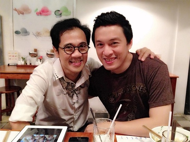 Lam Trường và Thành Lộc trong bộ phim mới.