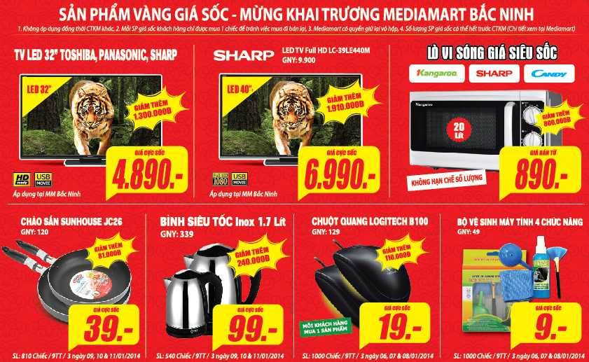 Media Mart sắp khai trương đại siêu thị điện máy lớn nhất tỉnh Bắc Ninh