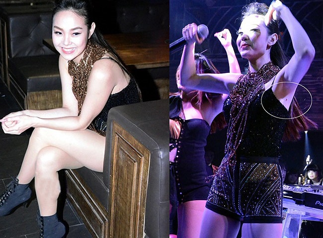 Mỗi lần xuất hiện trên sân khấu, Minh Hằng luôn khiến người xem 'đã mắt' với phong cách thời trang sexy của mình.