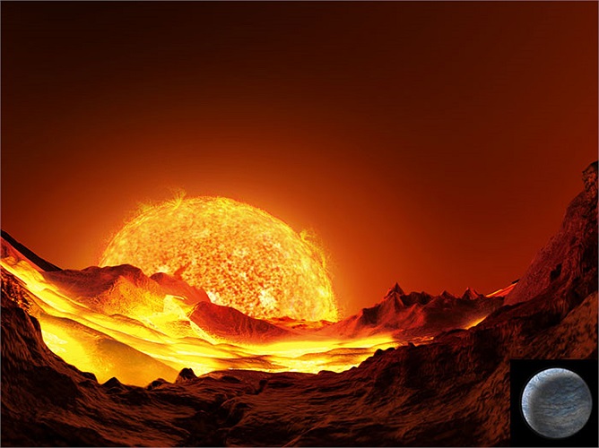 Mưa sắt: Những đám mây lơ lửng trên hành tinh OGLE-TR-56b trong chòm sao Nhân Mã chứa đầy nguyên tử sắt bị bốc hơi ở nhiệt độ 1.700 độ C trên bè mặt. Sức nóng ấy tạo ra những màn sương và mưa sắt nóng chảy. 