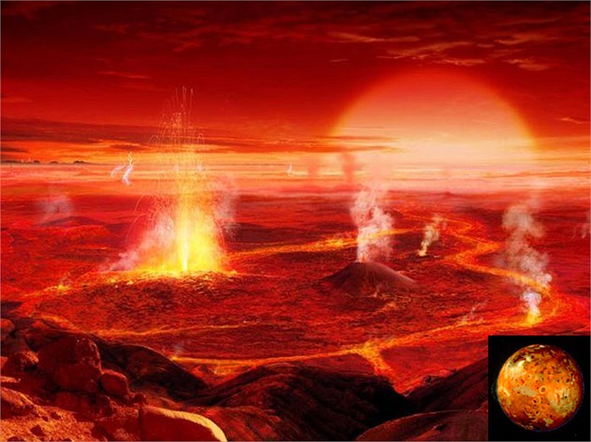 Mưa sỏi đá: Trên hành tinh CoRoT-7b thì nhiệt độ đủ nung chảy cả đá nên ở đây chỉ có những trận mưa sỏi đá ngưng tụ xuống đại dương dung nham hàng ngàn độ bên dưới. 