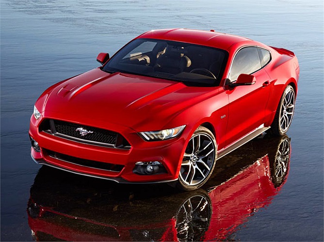 Phiên bản mới nhất Ford Mustang 2015 vừa được vén màn với động cơ Ecoboost dung tích 2.3 lít công suất 305 mã lực. Mustang mới cũng có tùy chọn động cơ mạnh hơn với loại V8 dung tích 5 lít công suất 420 mã lực.