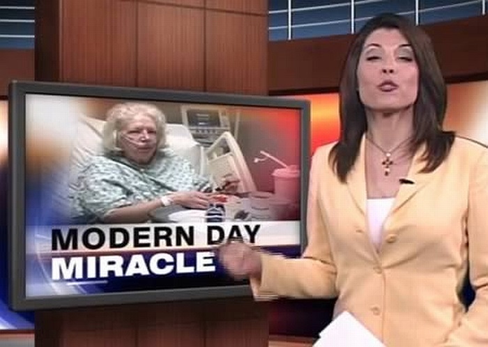 Các bác sĩ gọi bà Val Thomas là điều kỳ diệu của y học, bởi họ vẫn không thể giải thích tại sao người phụ nữ ở Tây Virginia có thể sống sót sau khi trải qua 2 cơn đau tim và bị chết não hơn 17 tiếng. 