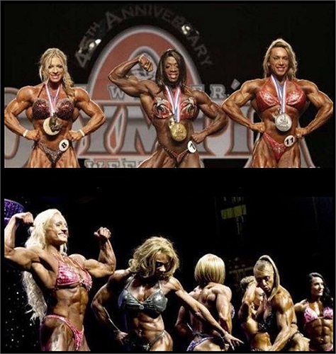 Cuộc thi về hình thể dành cho phái nữ.