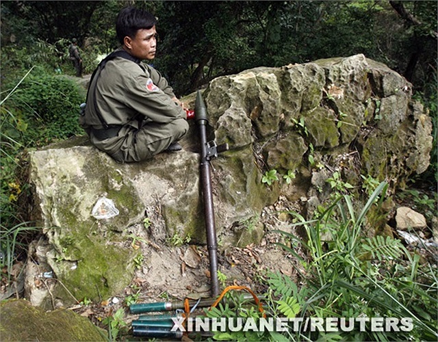 Một binh sỹ Campuchia