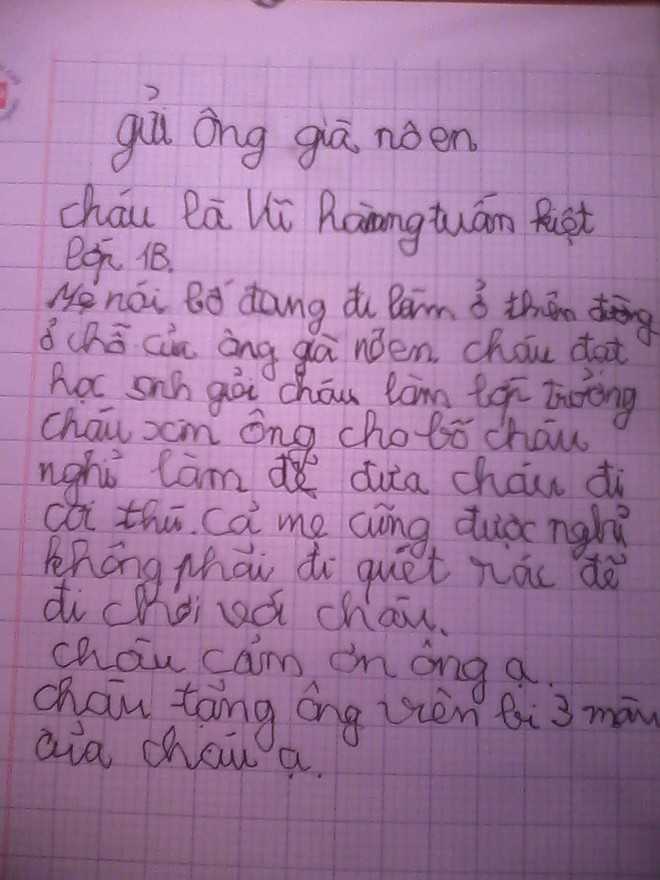 Thư gửi ông già noel