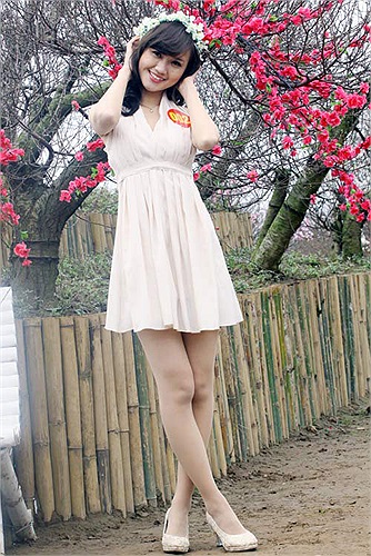 Cô bạn này cũng thường xuyên được lên hình trong các ấn phẩm của trường