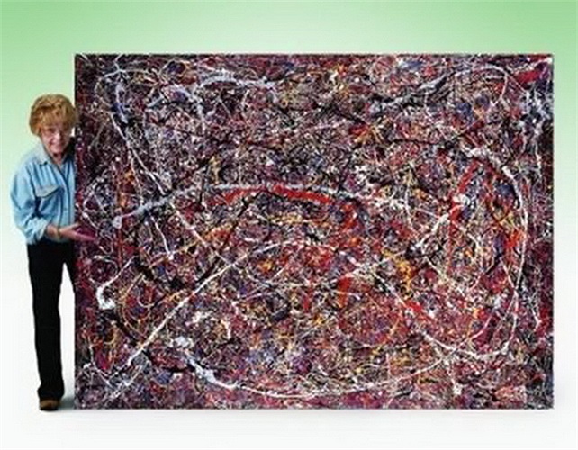 Bức tranh của Jackson Pollock: Được mua với giá 5 USD tại một cửa hàng đồ cũ, tác phẩm của họa sĩ nổi tiếng Jackson Pollock, Mỹ lại được bán đấu giá lên đến 50 triệu USD.