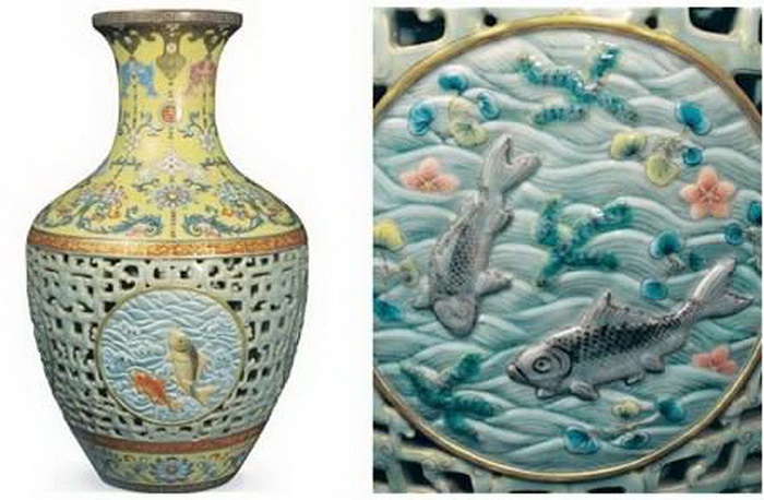 Bình cổ Trung Quốc: Chiếc bình này được vứt xó trong kho đồ cũ của gia đình Pinner, Anh. Tuy nhiên khi mang đi giám định thì đây là chiếc bình cổ từ thời Càn Long, Trung Quốc từ thế kỷ 18 và giá trị của nó được xác định là 85 triệu USD.