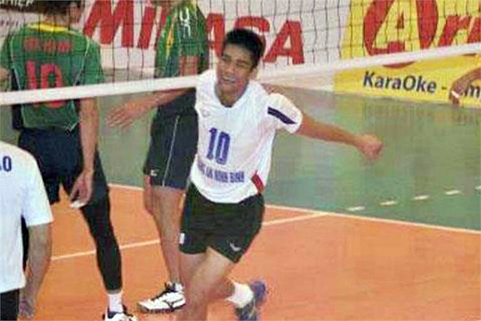 Chủ công Bùi Văn Hải của đội tuyển bóng chuyền nam 