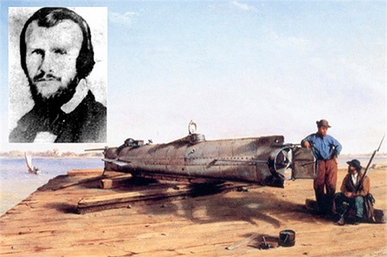 Horace Lawson Hunley: Tàu ngầm. Năm 1863, nhà khoa học người Mỹ, Horace Lawson Hunley đã tử nan khi chiếc tàu ngầm do chính ông phát minh bị chìm trong quá trình thử nghiệm.