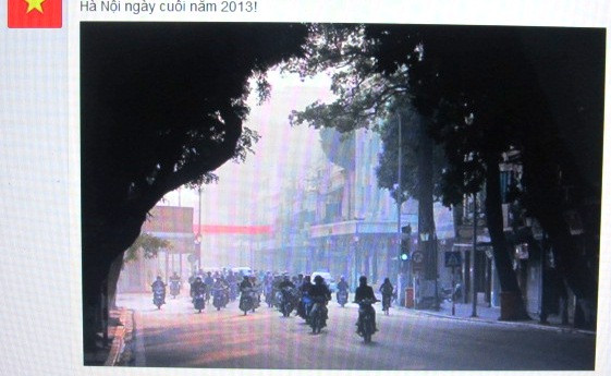 Trên các fanpage cũng tràn ngập những hình ảnh về ngày cuối cùng trong năm, và tràn ngập những lời chúc năm mới