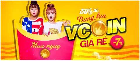 VTC365 bung lụa nhiều Vcoin giá rẻ, giảm giá 7% 