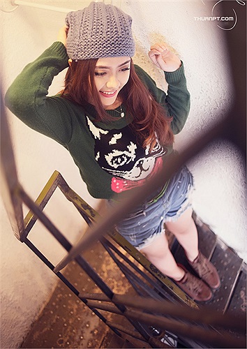 Ngoài việc học, Phương Trúc còn tham gia vào một số công việc liên quan tới Marketing.