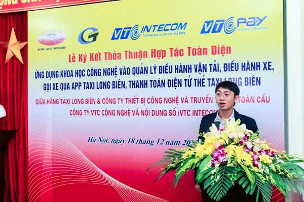 Ông Trần Hoàng Minh – PGĐ Công ty VTC Công nghệ và Nội dung số - phát biểu tại buổi lễ