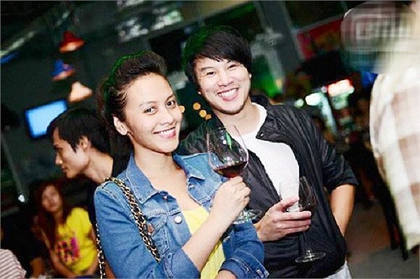 Thanh Bùi và bạn gái hiện tại.