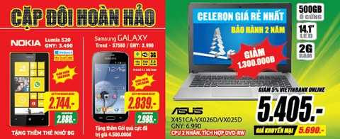 Quà tặng lớn đón giáng sinh từ Media Mart
