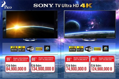 Sắm TV 4K Sony nhận ưu đãi lớn nhất tại Pico