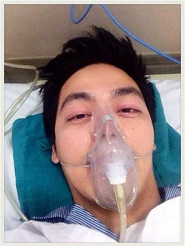 MC Phan Anh khiến mọi người phát hoảng với hình ảnh này. 