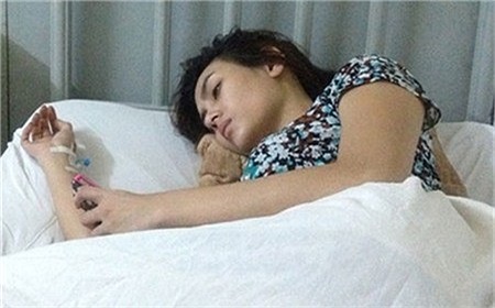 Trong vụ tai nạn xe hơi vừa qua, Hoàng Yến đã nhập viện hai ngày.