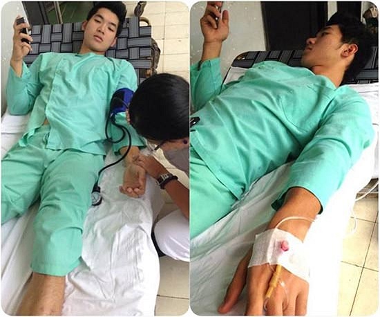 Những hình ảnh này khiến người hâm mộ rất tò mò về lý do anh nhập viện cũng như thắc mắc về tình trạng sức khỏe của á quân Bước nhảy hoàn vũ 2012. Tổng hợp theo Tri thức, Tri thức thời đại