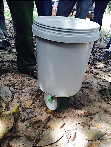 Bình quân 1 cây cao su cho gần 2 lạng mủ.